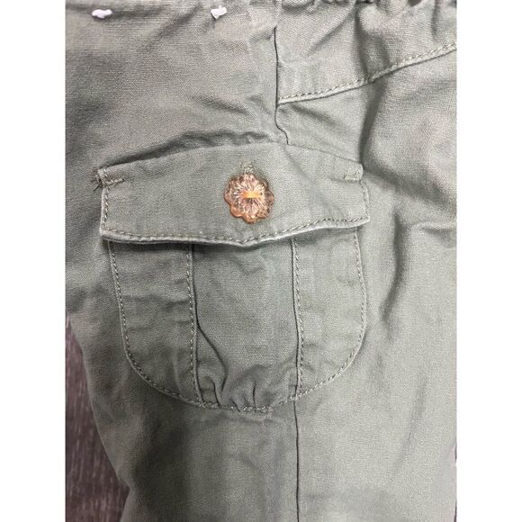 2013 Girls Gymboree Rose Garden Cargo Capri Pant - Size 2T - Olive Green - Picture 8 of 8